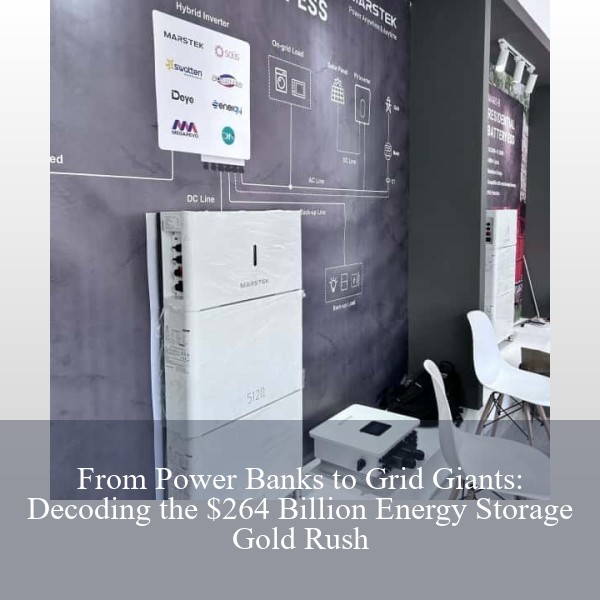 From Power Banks to Grid Giants: Decoding the $264 Billion Energy Storage Gold Rush